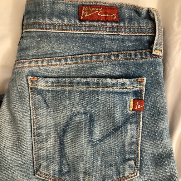 Citizen of Humanity Ingrid #002 Stretch Low Rise Flair Size 24 - Picture 8 of 9